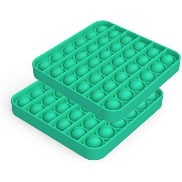 Green Square Silicone Stress Relief Toy for Kids and Adults Push Pop Bubble Fidget Toys,Pop It Fidget Sensory Toy Green Square Silicone Stress Relief Toy for Kids and Adults Push Pop Bubble Fidget Toys,Pop It Fidget Sensory Toy